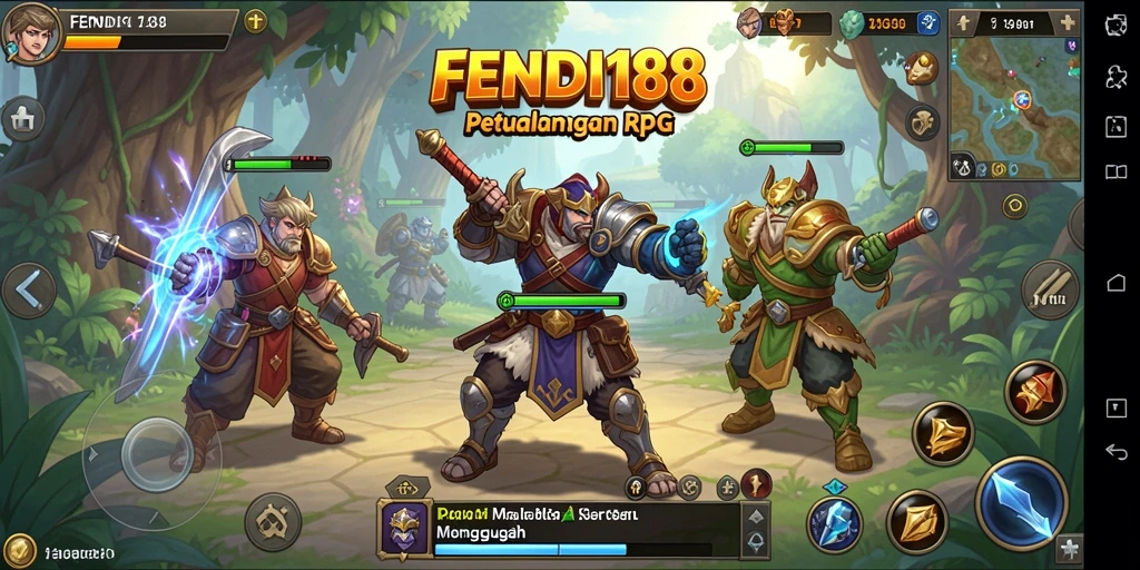 Tampilan gameplay RPG FENDI188 yang menarik dan penuh aksi.