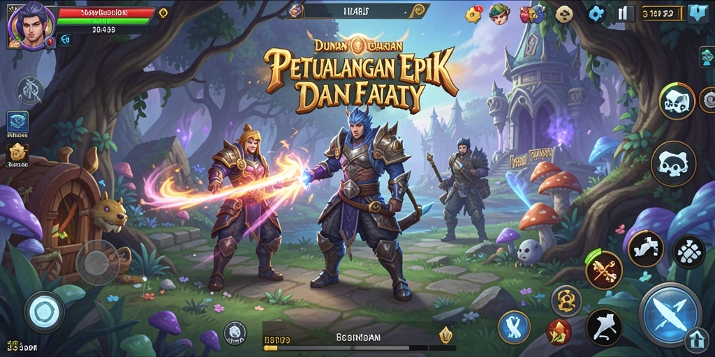 Tampilan utama dari gameplay HARAPJP yang menarik dan penuh aksi.