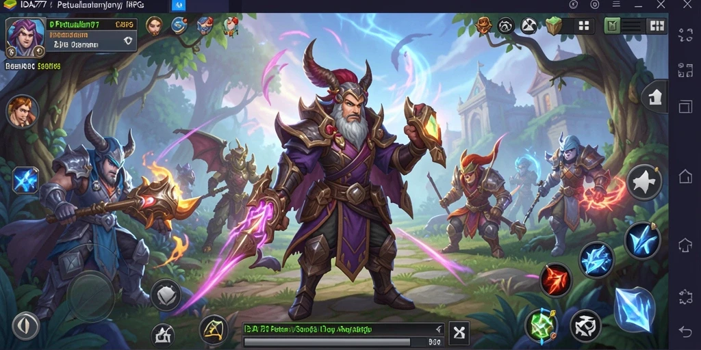 Tampilan gameplay menakjubkan di IDA777 dengan pertarungan yang intens.