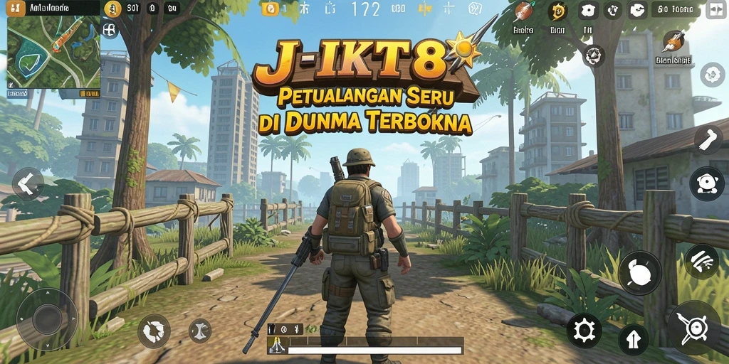 Gameplay JKT8 yang menarik dengan eksplorasi dunia terbuka.