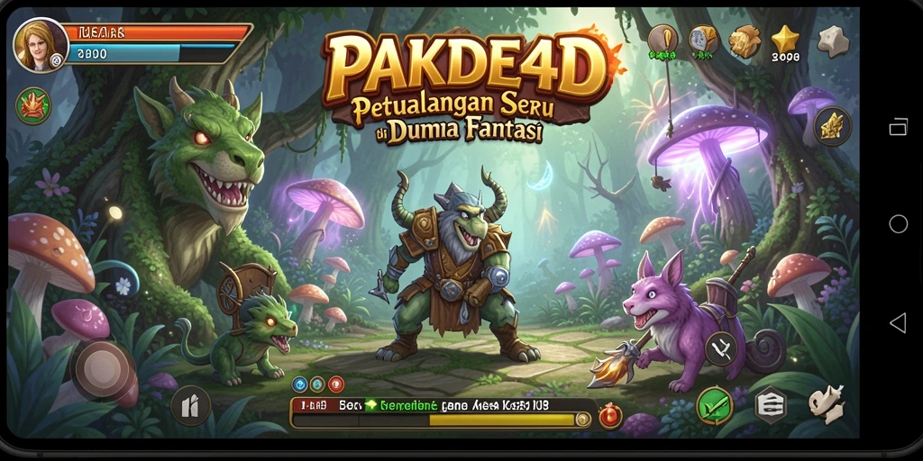 Tampilan gameplay <strong>PAKDE4D</strong> yang menakjubkan dalam petualangan epik.